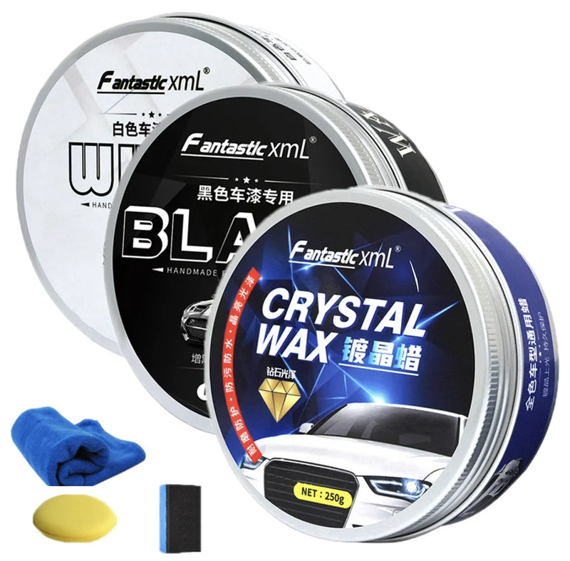 Car Polish Car Wax Crystal Plating Set Hard Glossy Wax Layer Covering Paint Surface Coating Formula Waterproof Film