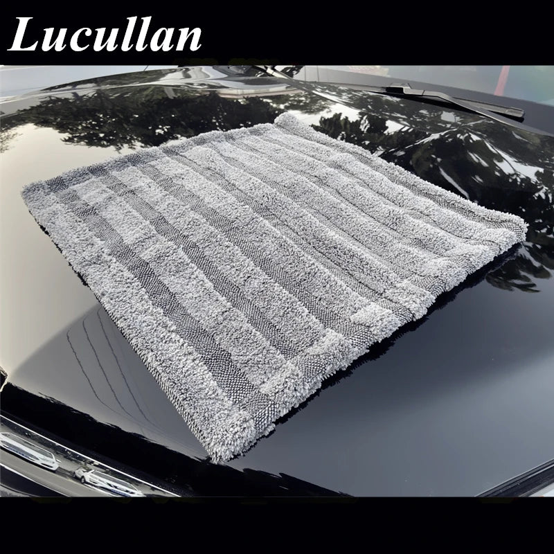 Lucullan New Launch Premium Special Hybird Twist Loop 70/30 Blend 900GSM Microfiber Drying Towel