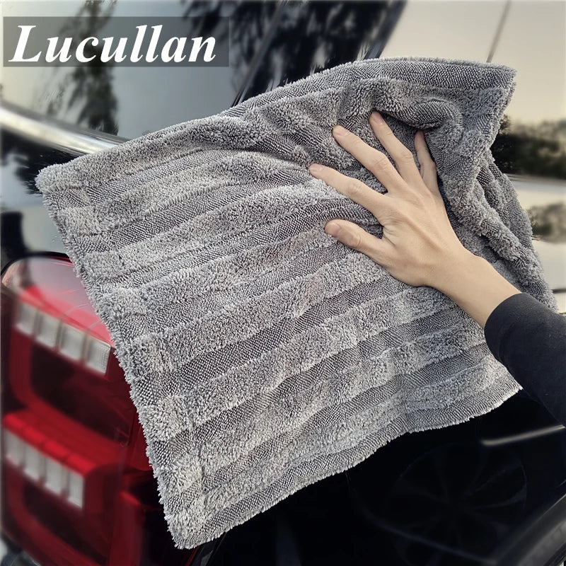 Lucullan New Launch Premium Special Hybird Twist Loop 70/30 Blend 900GSM Microfiber Drying Towel