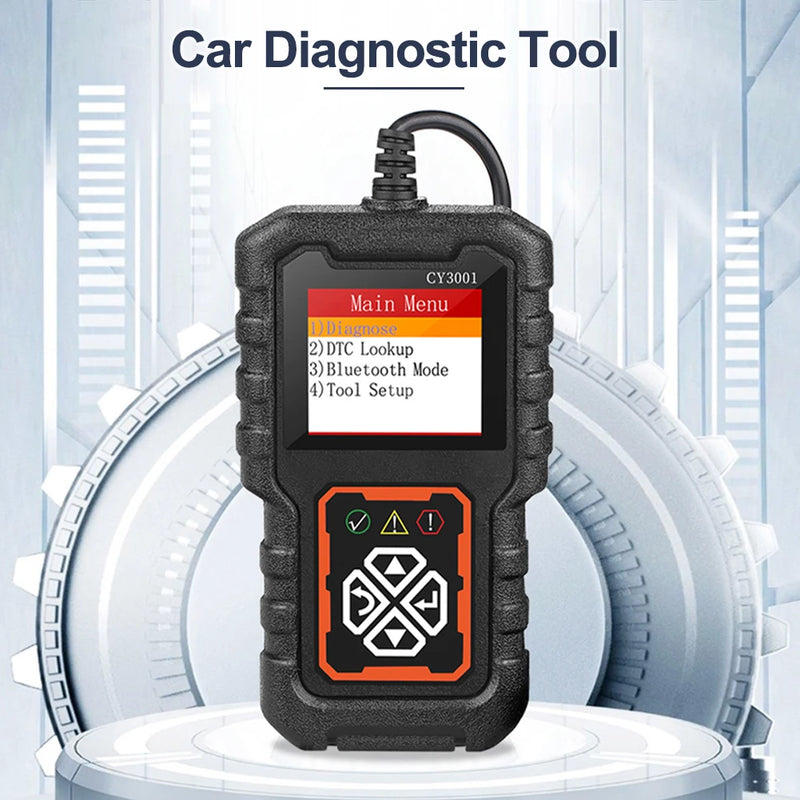 2023 Upgrade CR3001 Car OBD2 Scanner Bluetooth Fault Code Reader with LCD Display Car Diagnostic Tool for All OBDII Vehicles