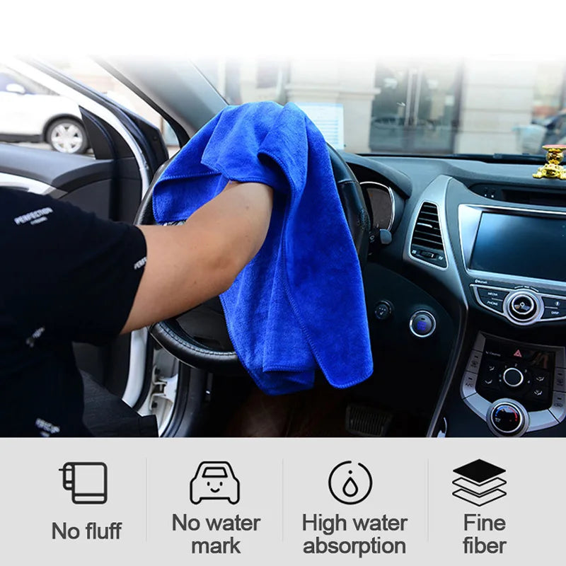 SEAMETAL Car Wash Microfiber Towel 160x60cm Extra Large Size Car Cleaning Drying Cloth Super Absorbent Towels Car Detailing Care